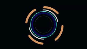 Radar icon animation video footage. target scopes animated, Round Circular Circle Radar Screen Scanner Scanning. - Powered by Shutterstock - Get 15% off with code: PIKWIZARD15