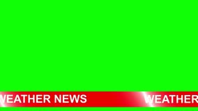 Weather news scrolling text on green screen background - Powered by Shutterstock - Get 15% off with code: PIKWIZARD15