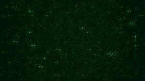 Digital Glowing Dot Moving Data Animation Background. High Tech Circle Dot Icon Animation, Computer Data Technology Processing Animated Background. Data Transfer Block Chain Technology Big Data Trans - Powered by Shutterstock - Get 15% off with code: PIKWIZARD15