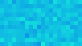 Animated turquoise color pixel art loop background. 80s Retro games concept. Squares pixel block pattern background. Abstract textured polygonal background with copy space - Powered by Shutterstock - Get 15% off with code: PIKWIZARD15