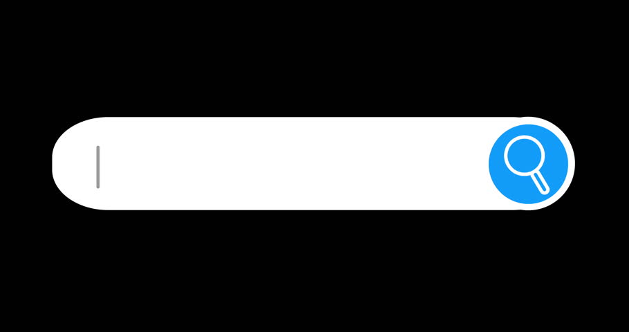 Black background, search bar and browse for website, information and question with URL. Internet, access and navigation for inquiry, research topics and find answers with interface link by mockup