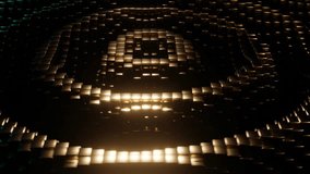 Animated wave moving structure of gold cubes,Looped 3d render motion abstract background - Powered by Shutterstock - Get 15% off with code: PIKWIZARD15