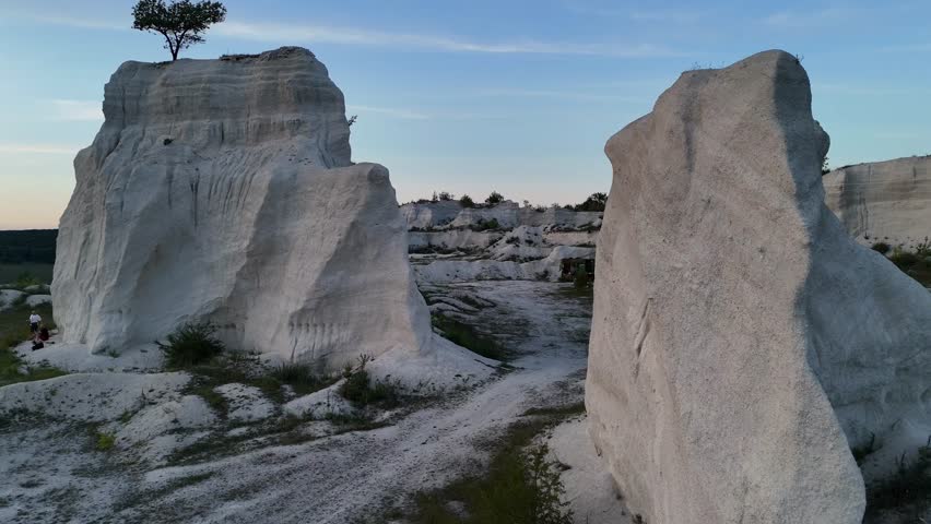 Stone quarry. Fetesti village. The Republic of Moldova. June 12, 2024
