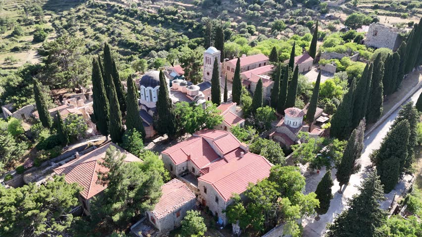 The monastery of Nea Moni in Chios island, Greece