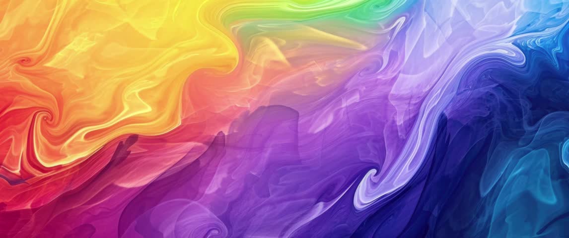 Abstract shapes colorful wavy animation background 