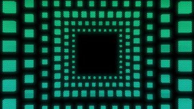 Square Cyan Led lights squares bars lamps wall stage tunnel light spots vj loop technology 3d backgriund glowing digital vibrant light floods blinking panel board backdrop - Powered by Shutterstock - Get 15% off with code: PIKWIZARD15
