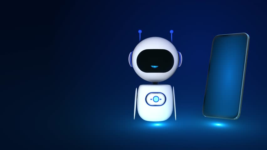 Chatbot assistant application. AI concept. Digital binary data and streaming digital code. Matrix background . chatbot developed by OpenAI generate. Futuristic technology, robot in. 3D Illustration - Powered by Shutterstock - Get 15% off with code: PIKWIZARD15