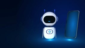 Chatbot assistant application. AI concept. Digital binary data and streaming digital code. Matrix background . chatbot developed by OpenAI generate. Futuristic technology, robot in. 3D Illustration - Powered by Shutterstock - Get 15% off with code: PIKWIZARD15