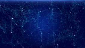 Futuristic plexus Data Connections Abstract technology blue plexus background. Structural connection of information. Data transfer in network. Communication, Data, Connection and web. 3D Illustration - Powered by Shutterstock - Get 15% off with code: PIKWIZARD15