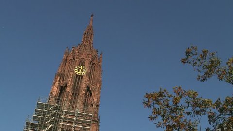 Imperial Cathedral - tower in Frankfurt / Main