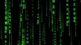 background text,binary code computer data, falling neon digital number text matrix style on black background - Powered by Shutterstock - Get 15% off with code: PIKWIZARD15
