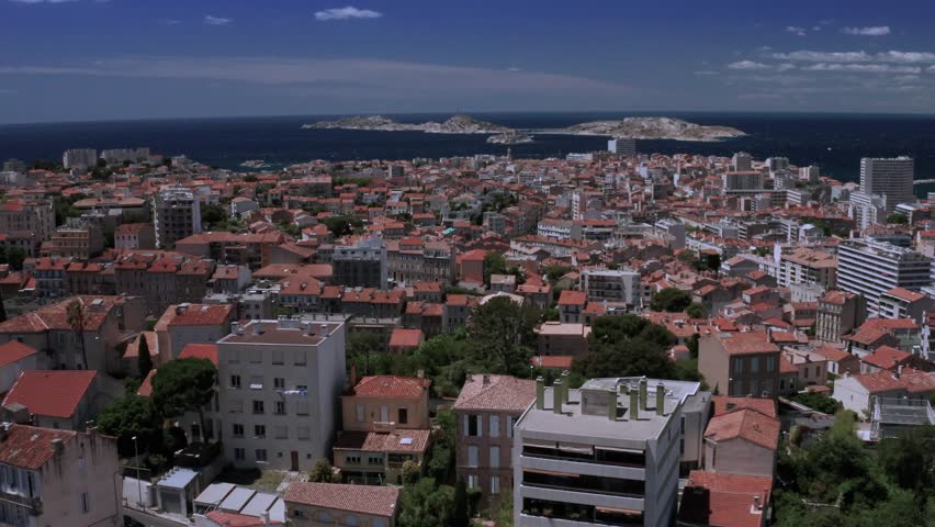 Marseille Aerial Flyover: Chateau d