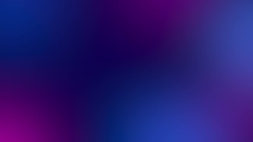 Abstract gradient background with slowly flickering blue, purple and pink colors. Seamless loop cycle animation that can repeat endlessly