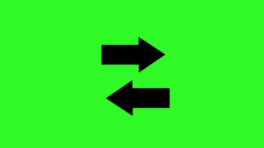 swap icon, Transfer arrows outline icon. linear style sign for mobile concept and web design. Left right arrows simple line icon animation