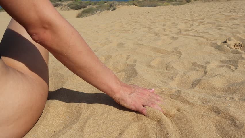 Close-up view of a woman