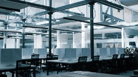 Coronacrisis and unemployment. Interior of modern empty business office without workers - Powered by Shutterstock - Get 15% off with code: PIKWIZARD15