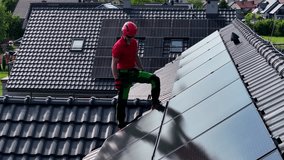 Rooftop Solar Panel Installation in Germany - Powered by Shutterstock - Get 15% off with code: PIKWIZARD15
