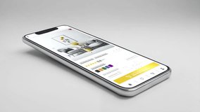 Online marketplace application and website animation. E-commerce and shopping for furniture products. Marketing, commerce and seat sales home page. - Powered by Shutterstock - Get 15% off with code: PIKWIZARD15