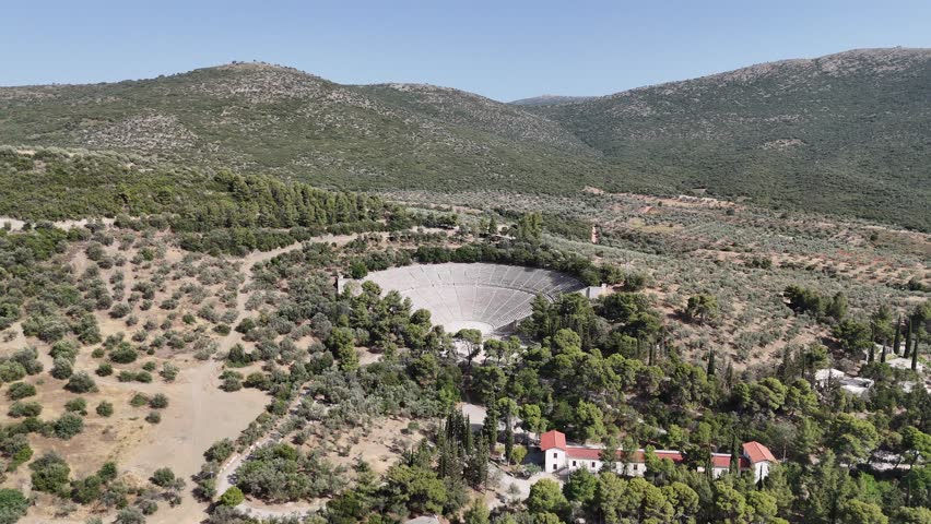 The Epidaurus Ancient Theatre is a theatre in the Greek old city of Epidaurus dedicated to the ancient Greek God of medicine, Asclepius.