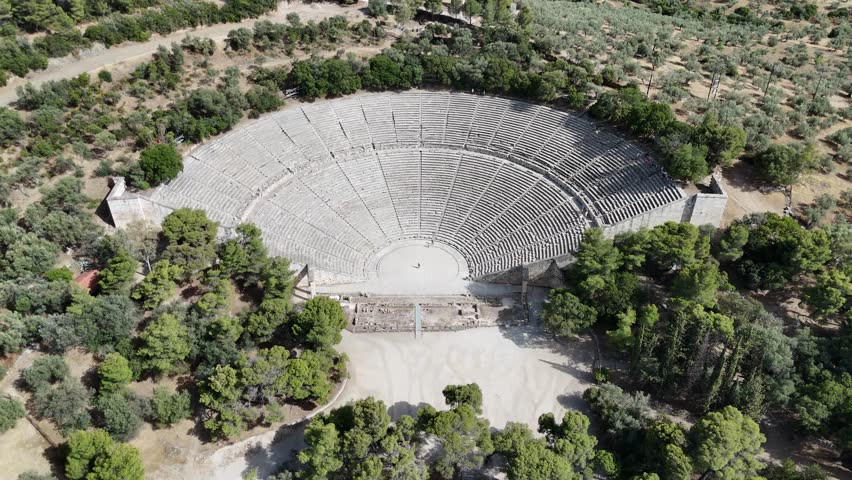 The Epidaurus Ancient Theatre is a theatre in the Greek old city of Epidaurus dedicated to the ancient Greek God of medicine, Asclepius.