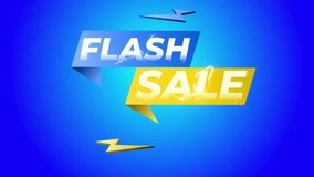 flash sale blue, flash sale, flash sales, sale, Animation of flash sale electric text on blue background. Social media and digital interface concept digitally generated video. concept of clearance. - Powered by Shutterstock - Get 15% off with code: PIKWIZARD15