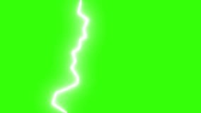 Lightning Strike Animation,Lightning Strikes from Sky animation, Thunderbolts Isolated on Black. Electrical Storm. - Powered by Shutterstock - Get 15% off with code: PIKWIZARD15
