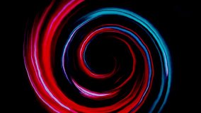 Spiral neon string lines in distort dynamic motion with black background. - Powered by Shutterstock - Get 15% off with code: PIKWIZARD15