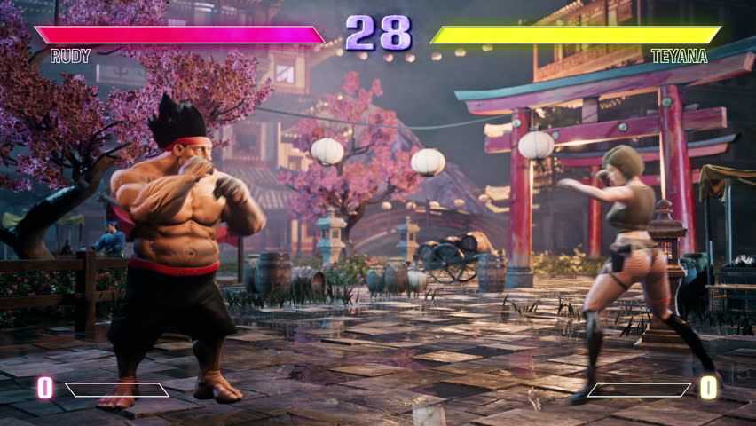 Achieving a victory in the new martial arts computer simulator challenge. Victory against the enemy hero in a martial arts simulator. Victory in a deadly fight in a martial arts simulator.