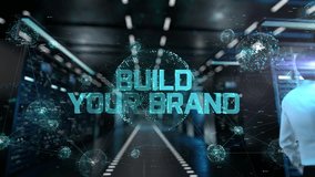 Build Your Brand. IT Administrator Activating Modern Data Center Server with Hologram. - Powered by Shutterstock - Get 15% off with code: PIKWIZARD15