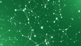 Animation of connected plexus lines and euro EUR symbols, loopable seamless background. Futuristic connection of moving lines and EUR signs. 3D rendering - Powered by Shutterstock - Get 15% off with code: PIKWIZARD15