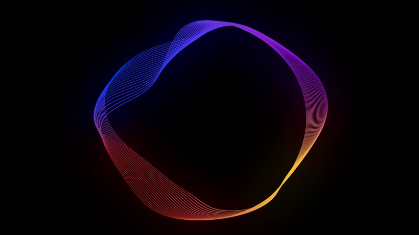 colorful flowing gradient lines in blue to red, ideal for vibrant motion graphics and digital media backgrounds