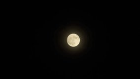 A freshly risen full moon covered with thin clouds - Powered by Shutterstock - Get 15% off with code: PIKWIZARD15