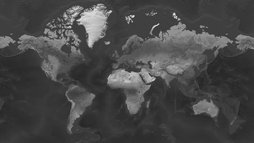 Romania Flat Map Flag Black and White Map