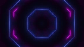 Ultraviolet blue tunnel vibrant redial Digitally headlamps stage neon lines stage light show backlights background 3d visual tunnel abstract technology animation backdrop - Powered by Shutterstock - Get 15% off with code: PIKWIZARD15