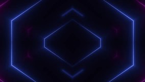 Pink blue blinking tunnel Digitally headlamps stage neon lines stage light show backlights background 3d visual tunnel abstract technology animation backdrop - Powered by Shutterstock - Get 15% off with code: PIKWIZARD15