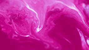 Acrylic paint drip. Water dye. Defocused pink white color pigment powder particles ink fluid splash emulsion liquid flow motion abstract art background. - Powered by Shutterstock - Get 15% off with code: PIKWIZARD15