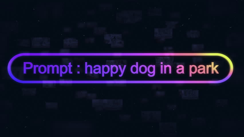 Cinematic Concept of AI Chatbot Interface Generate a Detailed 3D Model of a Cute Picture of Golden Retriever Dog. Design for Product Visualization, Production. AI Creative Digital Design for eCommerce