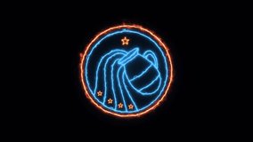 Astrology Horoscope aquarius 3D Animation - Powered by Shutterstock - Get 15% off with code: PIKWIZARD15