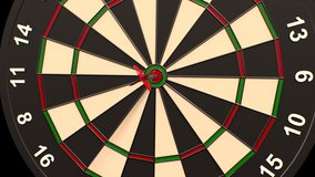 Dart Hits Bullseye of the Target - Powered by Shutterstock - Get 15% off with code: PIKWIZARD15