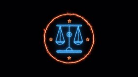 Astrology Horoscope Libra 3D Animation - Powered by Shutterstock - Get 15% off with code: PIKWIZARD15