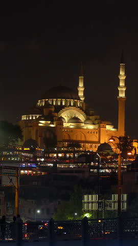 Embark on a night ferry ride in Istanbul, with the city