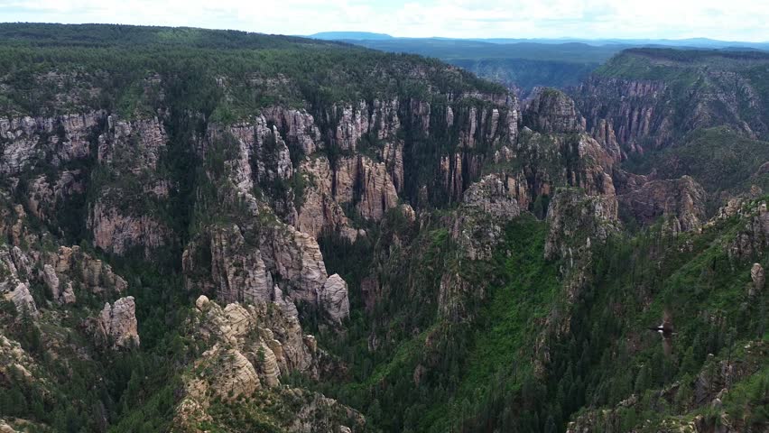 East Buzzard Point Overlooking West Fork of Oak Creek near Sedona Arizona, America, USA.