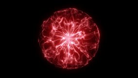 Waving shine Plasma Ball. Flowing glowing bright particles inside sphere. Energy laser orb. Loop - Powered by Shutterstock - Get 15% off with code: PIKWIZARD15