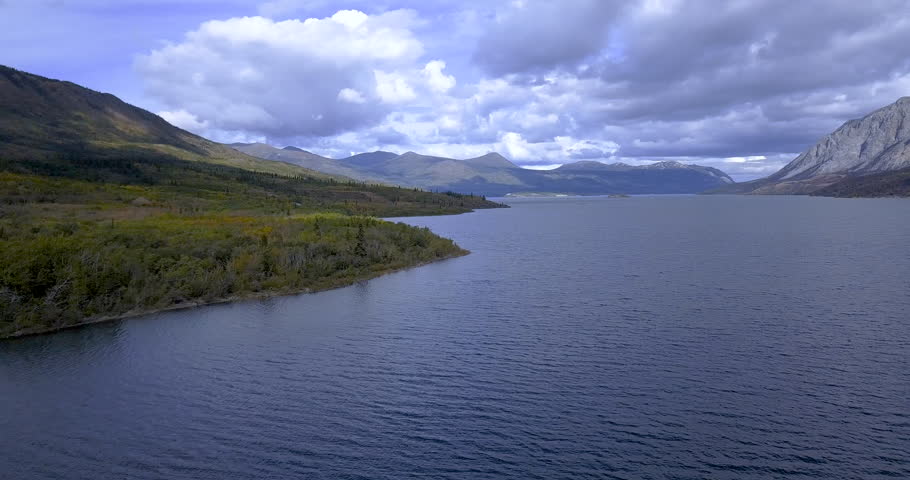 Yukon Territory and Emerald Lake Aerial Drone
