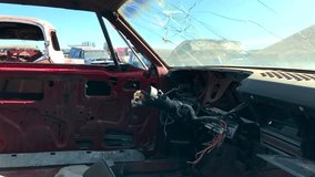 Junk car background. Old cars. - Powered by Shutterstock - Get 15% off with code: PIKWIZARD15