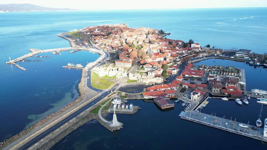 Nessebar is an old town in Bulgaria on the Black Sea coast
