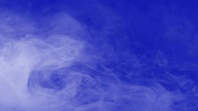 Ground fog high quality blue screen backgrounds 4k, Easy editable blue screen video, high quality vector 3D illustration. Top choice blue screen background
