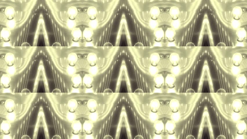 Floodlights Flashing Motion Background - Composite of flashing lights