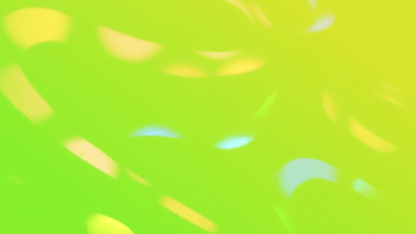 Green and Yellow Motion Background - Composite of DJ video wheel and CGI