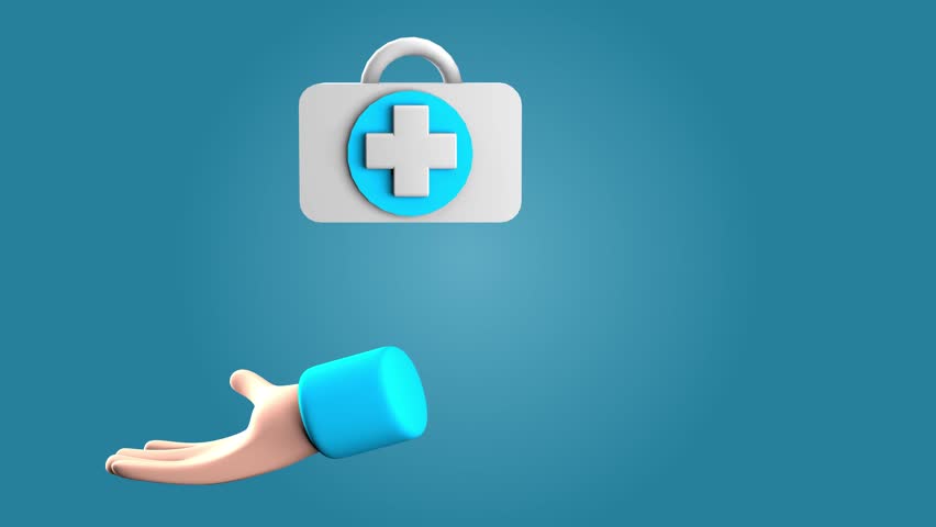 Hand holding a mobile phone with health icons and floating medicine.health protection and safety concept.digital medicine and telemedicine.